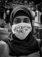 3rd Place: Protester (School Strike for Climate Action) by Patrick Flanagan